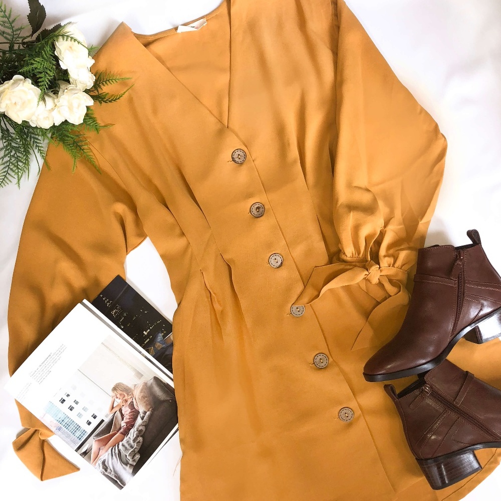 Mustard Yellow Dress